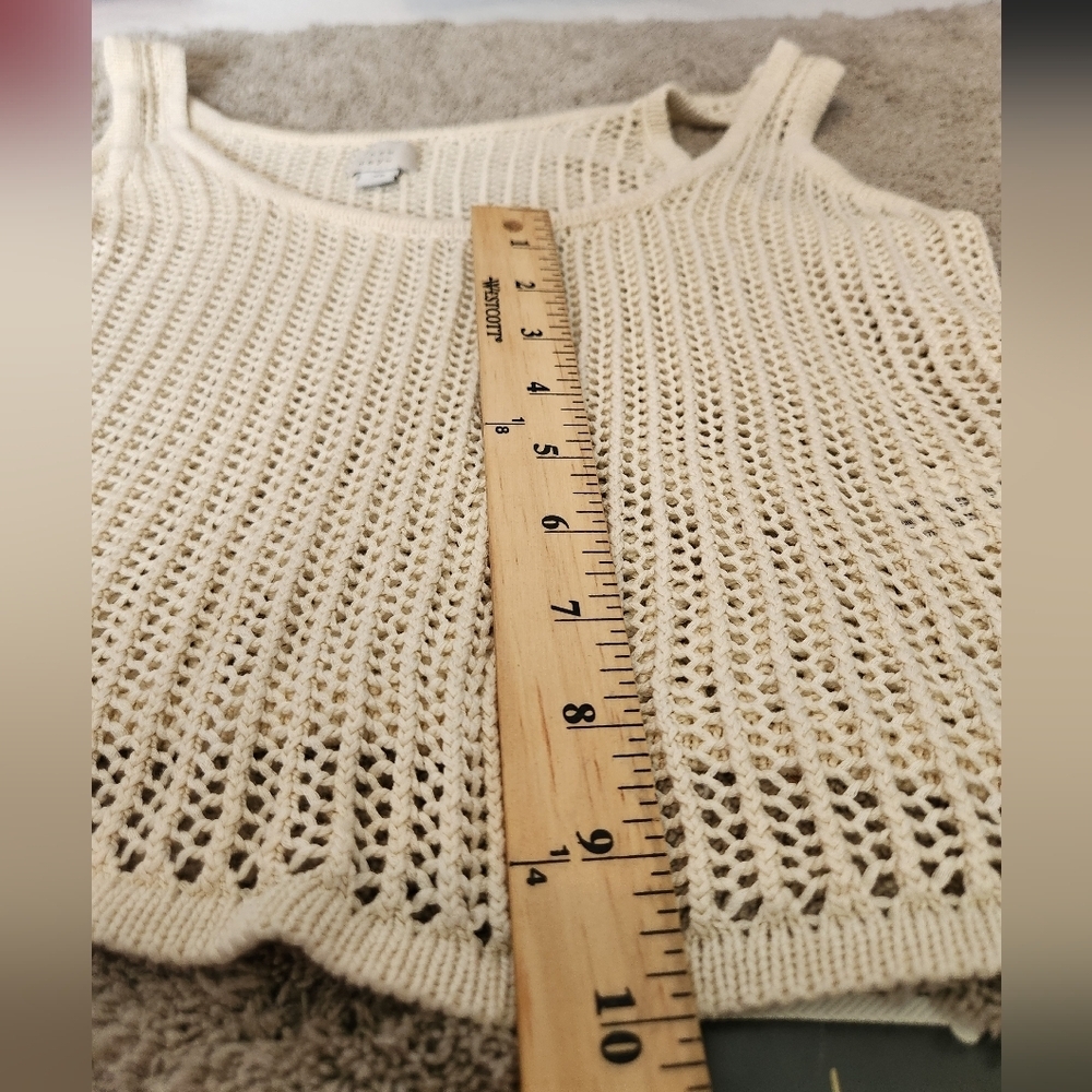 Women's Crewneck Pullover Sweater - A New Day Cream - Picture 12 of 13